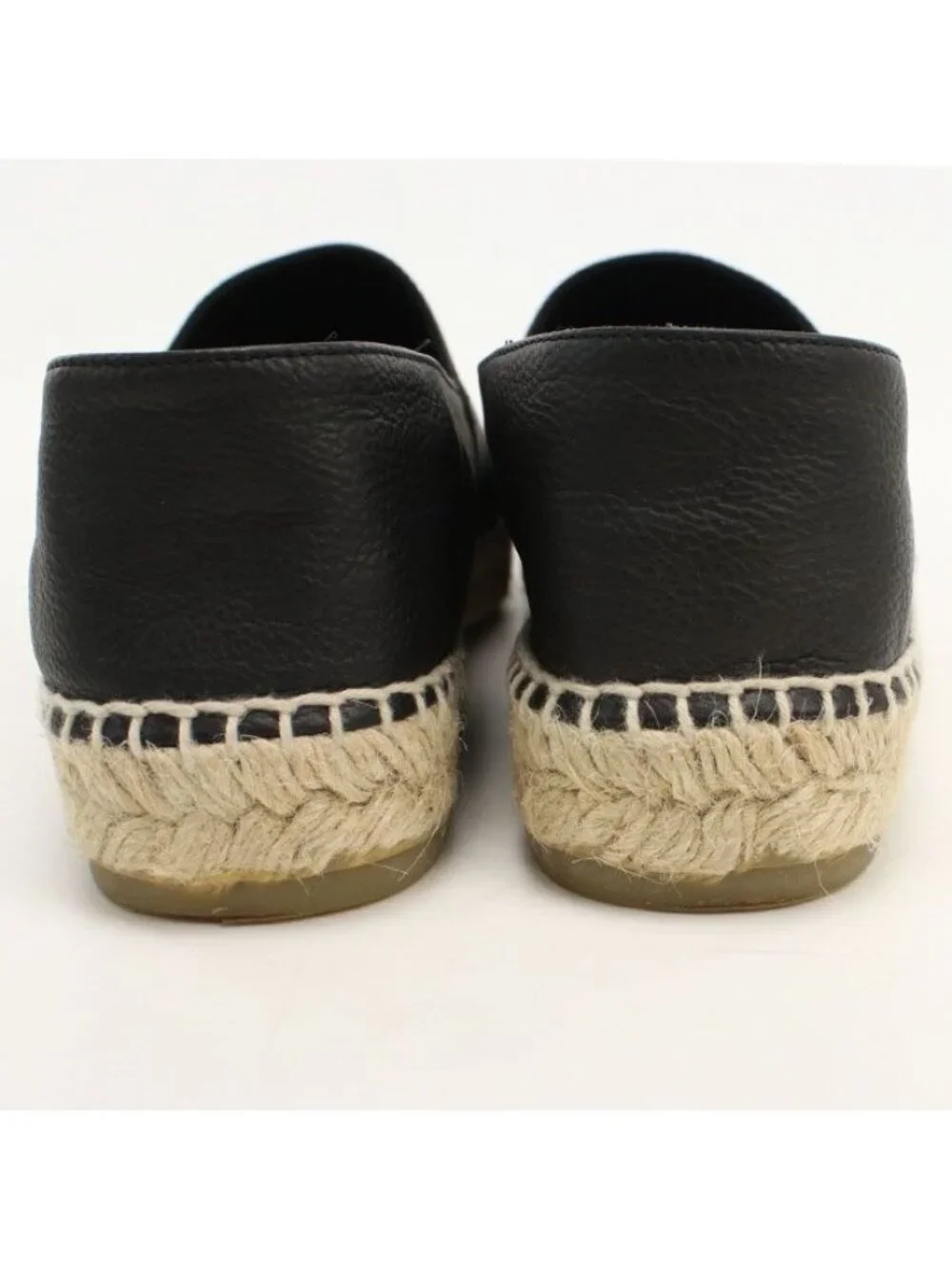 Chanel Espadrilles CC Logo Shoes Leather